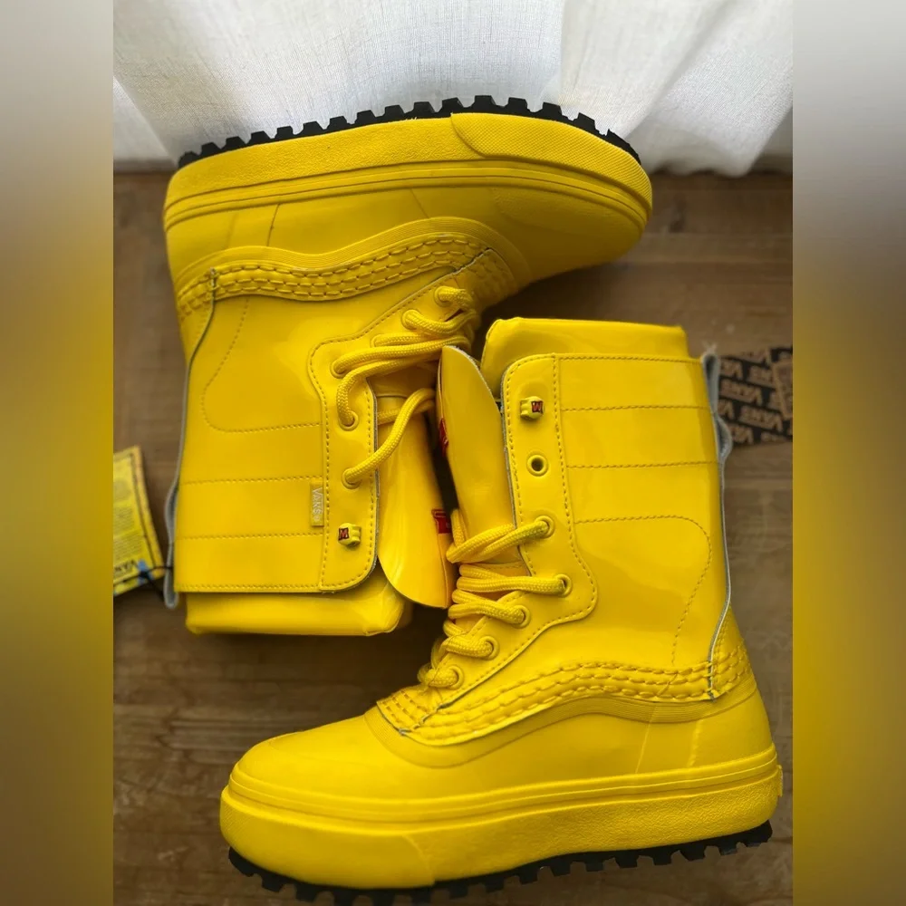 VANS X Tierra Whack U Standard Snow Boot In Cyber Yellow Mens 3.5 New